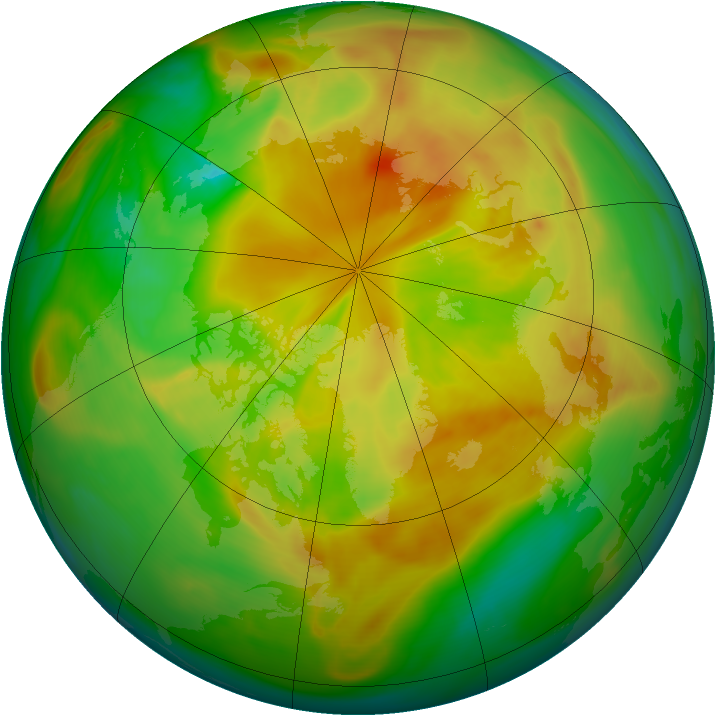 Arctic ozone map for 26 May 2006